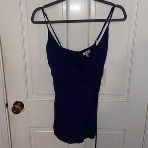 Navy blue tobi romper